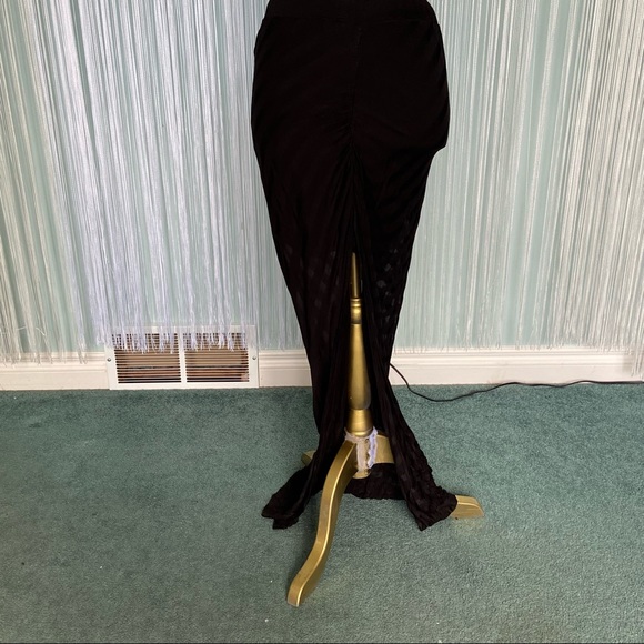 Bebe Sheer Striped Maxi Skirt NWT - Picture 6 of 16